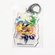 EE420 Eevee Japanese Pokemon Seven Eleven Exclusive Acrylic Keychain 2.5"