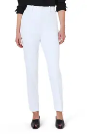 SPANX® SPANXsupersmooth™ Stretch Twill Straight Leg Pant in Classic White at Nordstrom, Size Large