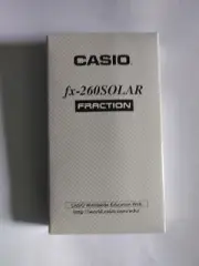Casio Fx-260 Fraction Calculator - Solar