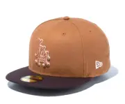 New Era 59FIFTY Barbecue Pack Los Angeles Angels Cooperstown Light Bronze/Brown