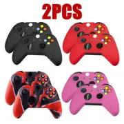 2PCS Silicone Rubber Skin Case Protective Cover For Xbox One Wireless Controller