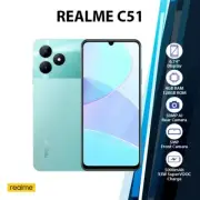 Realme C51 4GB+128GB Global Ver. Dual SIM Unlocked Android Cell Phone - GREEN