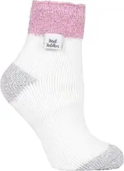 [HEAT HOLDERS] Thermal Sleep Socks Feather Top Cream Womens UK4-8 US5-9