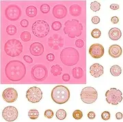 DUBENS 3D Button Chocolate Moulds Silicone Mould DIY Cake Mould Baking Mould Cake Decoration Tools Kitchen Ice Mould Trays