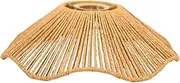 ＡＷＨＡＯ Woven Lamp Shade, Pendant Light Shade,Chandelier Covers Shades,Ceiling Lantern Cover, for Table Lamp, Yellow