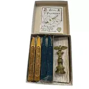 Freund-Mayer Seal of Friendship kit, 4 sticks wax, eagle seal
