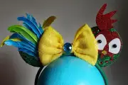 Chicken Mouse Ear Headband Boat Snack Maui Polynesian Rooster