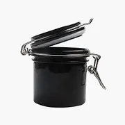 Eyelash Extension Glue Jar, 200ml Eyelash Glue Storage Tank Lash Glue Holder Jar Jar Storage Tank for False Eyelash Extension, Makeup, Handcraf (Black)