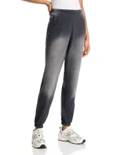 Aviator Nation Rainbow Stripe Sweatpants in Faded Smoke