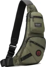 NICGID Sling Bag Chest Shoulder Backpack Crossbody Bags Casual Army Green-1