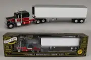 DCP 1:64 *LEGACY SERIES #1* PIRKLE Black & Red 359 60" Flattop w/Reefer Trailer