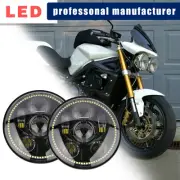 5.75" LED Headlight Hi/Lo For Triumph 2005-2010 Speed/2017 Victory Octane Triple