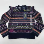 Polo Ralph Lauren Girls 4T Pullover Sweater Long Sleeve Wool Blend