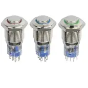 [Jaycar] IP67 Rated Illuminated Momentary Switch - Green