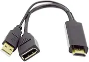 to DisplayPort DP Female Adapter 4K HD Display to DP Conversion Cable