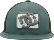 DC Shoes The Classics by Yupoong Green Black Passport Trucker Snapback Hat Cap