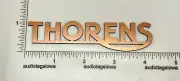Thorens Turntable Copper Dolored Logo Badge Custom Incised Acrylic 124 125 160