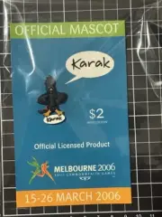 KARAK Black Cockatoo Mascot MELBOURNE COMMONWEALTH GAMES 2006 BRAND NEW