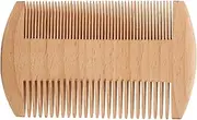 Mustache Comb, Portable Wooden Styling Tool Fine Teeth Lice Removal Comb Ergonomic for Home Travel