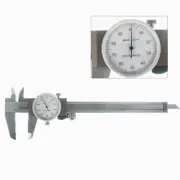 6" Dial Caliper Carbon Steel Shockproof 0.001" Of One Inch With Case