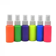 6x60ml Spritz Fabric Paint UV Neon Colors With Free Blacklight