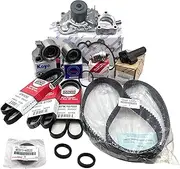 Timing Belt KIT with Water Pump | Compatible with 4Runner, Tacoma, Tundra, T100 with 3.4L V6 | Includes all Belts, Tensioners & Seals Cam Crank | Crankshaft Camshaft, Thermostat | GENUINE/OEM Parts