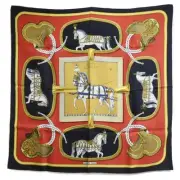 HERMES Hermes Kale 90 GRAND APPARAT Silk Ladies Scarf