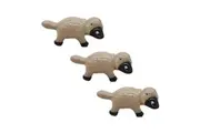 3PK Urban Platypus Pot Hanger Animal Figurine/Ornament Garden Decor Grey 9cm