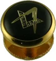 [Select Gifts] Masonic Shirt Dress Studs Box Set Five~Pack of 5 Gold-Tone Black Studs