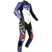 Stradale GP Blue 1PC Leather Motorcycle Suit