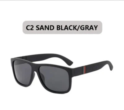 Polaroid Sunglasses - Unisex Square Polarized Sun Glasses Men & Women