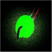 GLO-X Round Camping Glow Markers - Green, Glow-in-the-Dark, Solar Powered