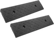 HAWILLOSCH 2pcs Threshold Ramps Portable Sliding Ramps for Steps Curbs Non-Slip Mats for Home
