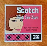 VTG Scotch HAIR SET TAPE early 60's PRISTINE box never opened perfect