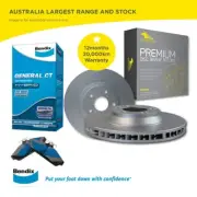 Rear Bendix Brake Pads and Rotors Set for Honda INTEGRA 1.8L GSi Coupe 94-01 (for: Honda)