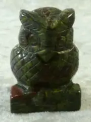 Dragon Stone Carved Owl