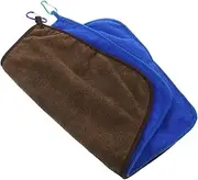GANAZONO 2pcs Absorbent Fishing Towels with Carabiner Clip Quick Dry Sports Towel for Outdoor Activities for Hiking and Climbing Random Random Color