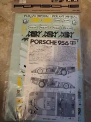 Tamiya ORIGINAL 1/12 Porsche 956 New Man Iseki, and Canon Decal Sets RC