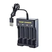 Multiple Battery Charger 4Slot For 1.2V Double/Triple A Intelligent Control IC