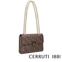 在飛比找momo購物網優惠-【Cerruti 1881】義大利百年精品 義大利頂級皮革肩