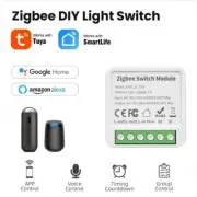 Tuya ZigBee Mini Smart Switch 1/2/3/4 Gang Voice APP Remote Control Zigbee3.0 Sw