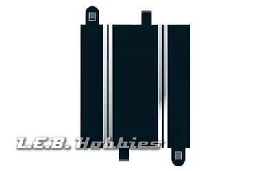 Scalextric Track Half Straight 6.88” 1:32 slot car track, 2/pk C8207