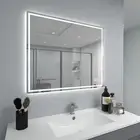 36'' x 30'' Led Bathroom Mirror, Anti-fog Lighted Wall Mounted Mirror Frameless