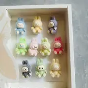 New 10pcs Mini Labubu Sitting Position Action Figure Cute Labubu Dolls Set Model Collection Decor Decorhks