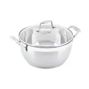 26cm/4.5L Covered Stew Pot SCANPAN Impact Cookware Kitchen Cooking Stew