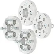 SCITOO 4PCS 1" 25mm 4x100 to 4x100 Hubcentric Wheel spacers 4 Lug Bolt On 12x1.5 Studs 54.1mm CB fit for Yaris MR2