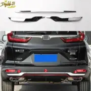 3X For Honda CR-V CRV 2020-2022 Steel Chrome Rear Bumper Strip Protector Strip (for: Honda)
