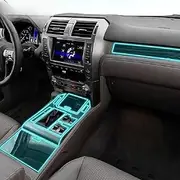 Car Interior Film Dashboard Piano Board Shift Center Console Anti-Scratch Transparent TPU Protection Film,for Lexus GX 400 460 2010-2023 (Style for LHD)