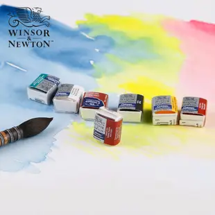 藝城美術►牛頓塊狀水彩 Winsor&Newton Cotman 溫莎牛頓 水彩 12色/24色 塊狀鐵盒裝