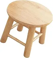 Sturdy Wooden Stool Small Step Bench Safe for Toddlers Multipurpose Use Portable for Home